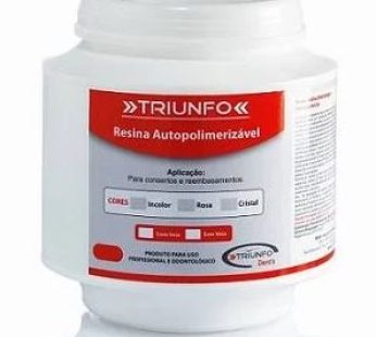 Resina acrílica Autopolimerizavel 450 gr Incolor -Triunfo