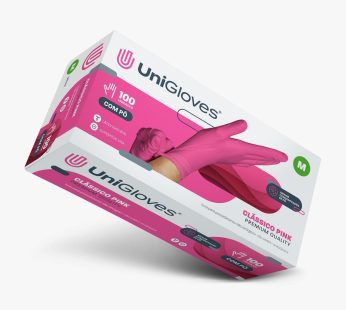 Luva de Procedimento de Látex Pink Com Pó Clássico Premium Quality EP – Unigloves